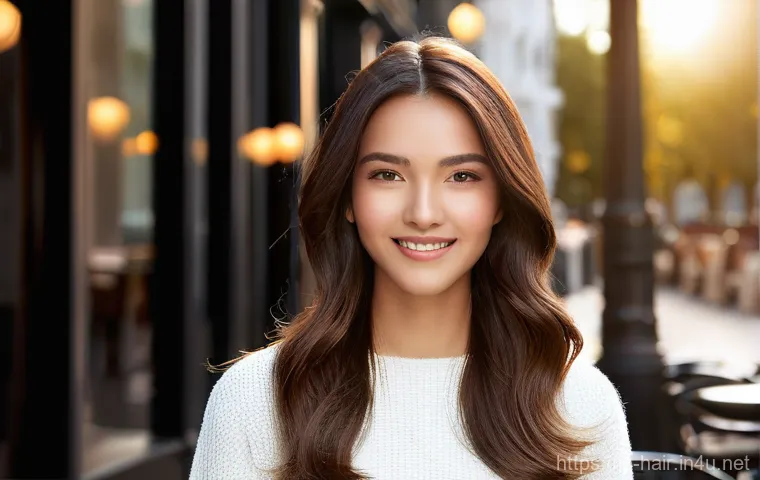 케라스타즈 뉴트리티브 라인 리뷰 - **"Luxurious Kerastase Nutritive Application Experience"**
    A serene, close-up image of a young w...