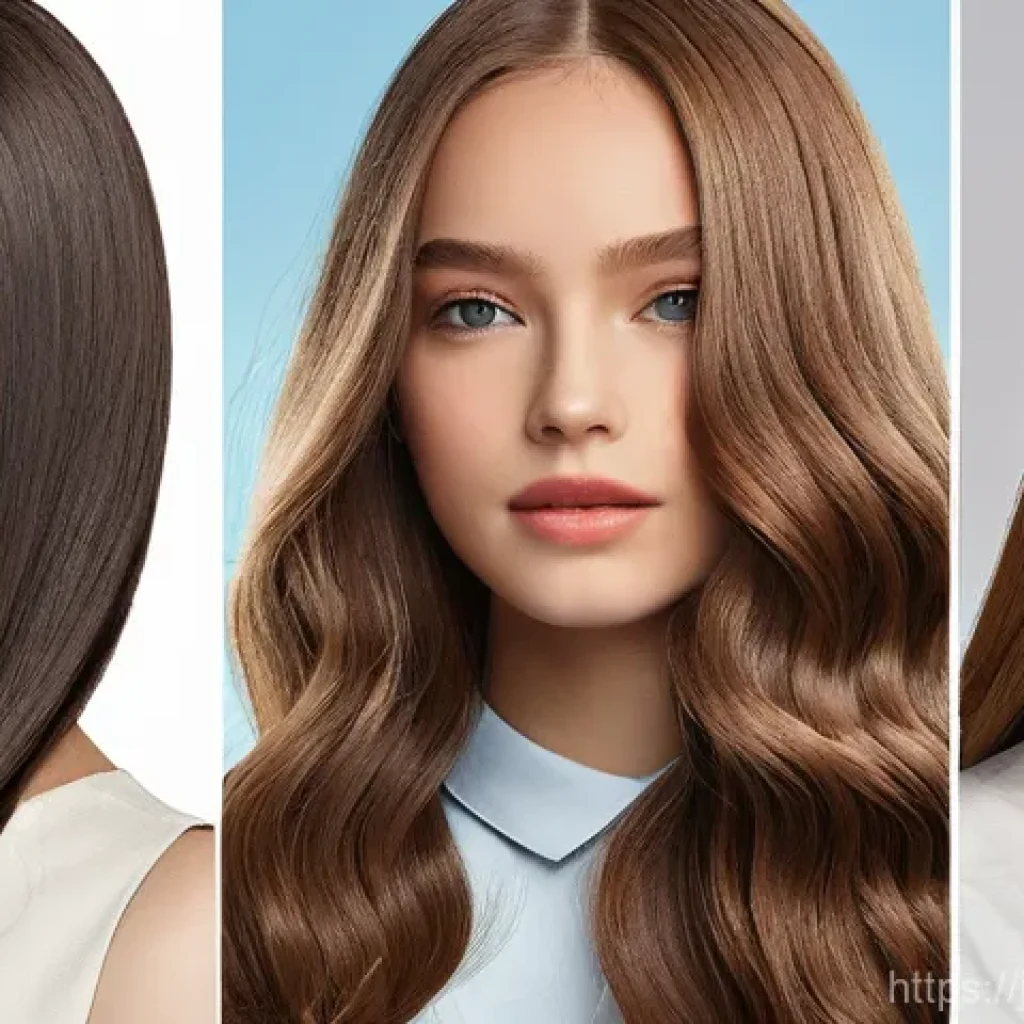 헤어 제품 성분  파라벤과 실리콘 - Here are three detailed image prompts in English, designed to be appropriate for a 15-year-old audie...