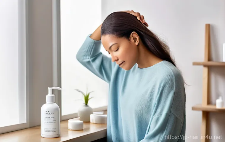 드라이 샴푸와 파우더 샴푸 비교 - **Prompt: Post-Gym Confidence Boost**
    A confident woman in her early 30s, dressed in stylish yet...