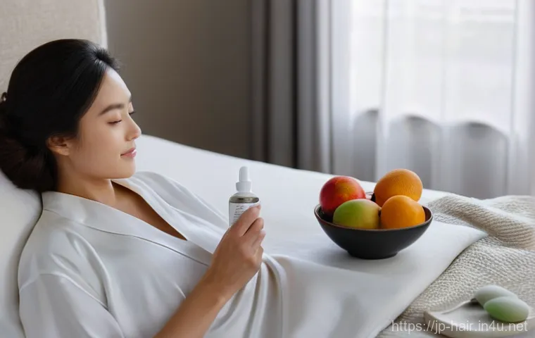 비오틴 함유 헤어 영양제 추천 - **Prompt:** A confident and radiant Japanese woman in her early 30s, with beautifully healthy, long,...