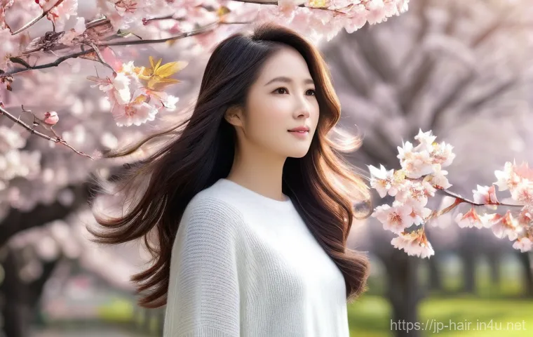 히말라야 허벌 샴푸와 판테놀 비교 - **Prompt 2: Gentle Scalp Massage and Healthy Roots**
    "A close-up shot of a Japanese woman's head...